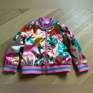 Floral Toddler Girl Jacket